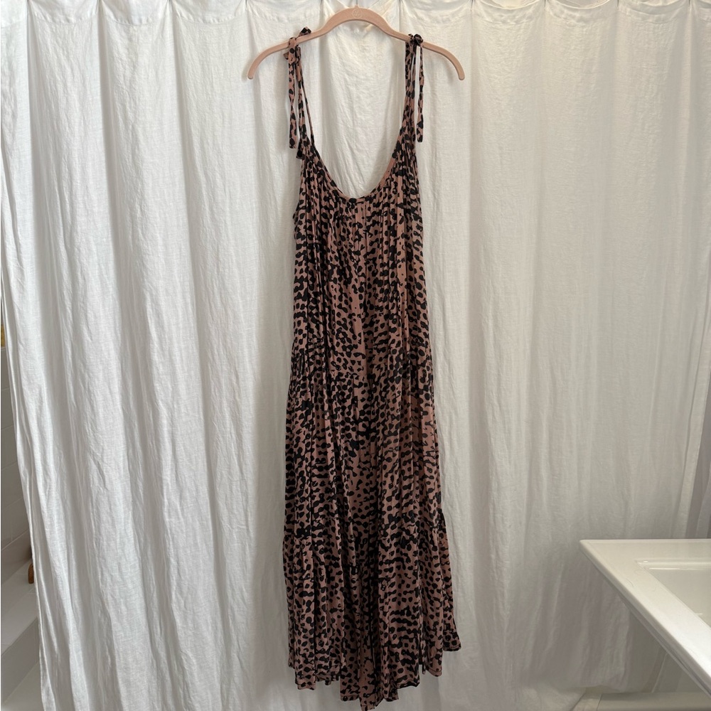 Esca Leopard Print Midi Dress - Picture 6 of 15